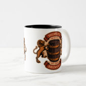 lioneiken loop Aangepaste bierbrouwerij Tweekleurige Koffiemok (Voorkant rechts)