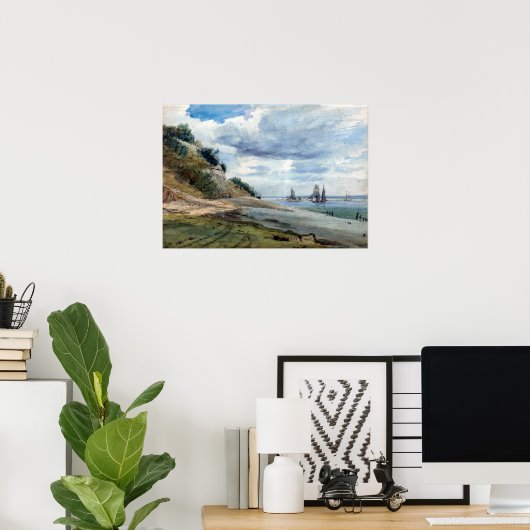 Lionel Constable Uitzicht bij Walton op Naze Poster (Thuiskantoor)