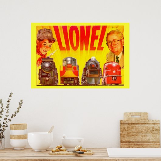 Lionel Gepersonaliseerd Poster (Keuken)