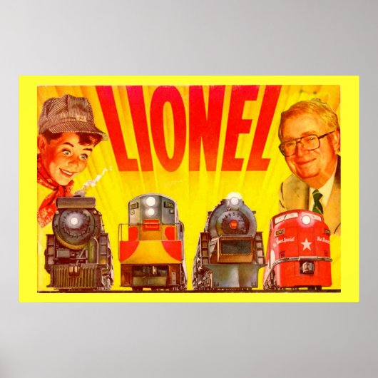 Lionel Gepersonaliseerd Poster (Voorkant)