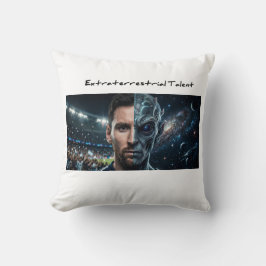 Lionel Messi Alien Geit - Moderne Vierkante Worp K Kussen