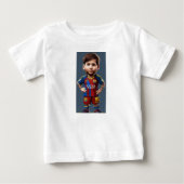 Lionel Messi schattige baby cartoon realist grote  (Voorkant)