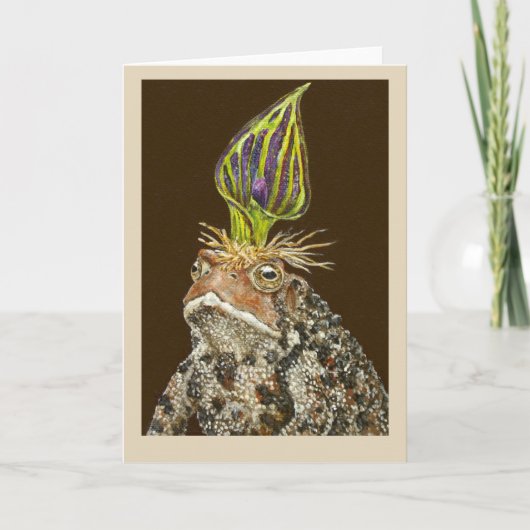 Lionel the Toad wenskaart Kaart (Voorkant)