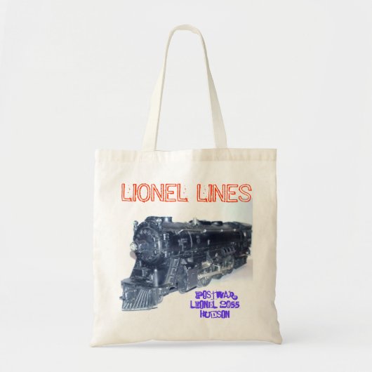LIONEL TRAINS BAG TOTE BAG (Voorkant)
