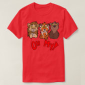 Lionen en tijgers en Beren Oh Mijn T-shirt (Design voorkant)