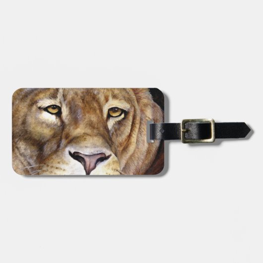 Lionen hebben het recht op een mooie kunst genaamd bagagelabel (Voorkant horizontaal)