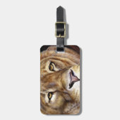 Lionen hebben het recht op een mooie kunst genaamd bagagelabel (Voorkant verticaal)