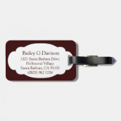 Lionen hebben het recht op een mooie kunst genaamd bagagelabel (Achterkant horizontaal)