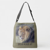 Lionen in lichaamshoudende 2-zijdige afbeeldingen crossbody tas (Achterkant)