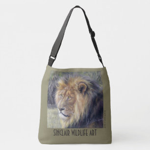 Lionen in lichaamshoudende 2-zijdige afbeeldingen crossbody tas
