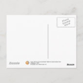 Lionen met tien geboden tablets briefkaart (Achterkant)