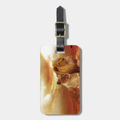 Lionen ontspannen in Afrika Bagagelabel (Voorkant verticaal)