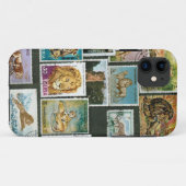 Lionen op postzegels Case-Mate iPhone case (Achterkant (horizontaal))