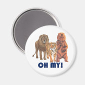 Lionen, tijgers en Beren... Magneet (Voorkant / Achterkant)