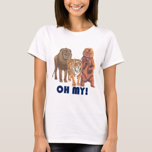 Lionen, tijgers en Beren... T-shirt (Voorkant)