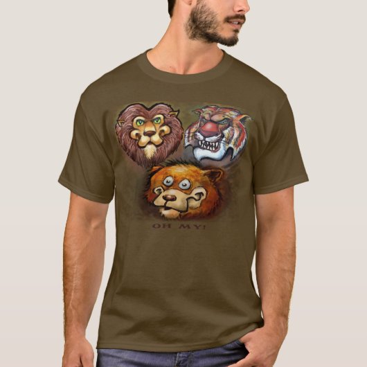 Lionen, tijgers en Beren... T-shirt (Voorkant)