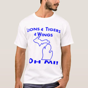 Lionen, trekkers en ogen Oh Mi #USAPatriotGraphics T-shirt