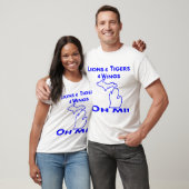 Lionen, trekkers en ogen Oh Mi #USAPatriotGraphics T-shirt (Unisex)
