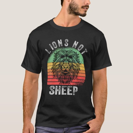 Lionen zonder schaap t-shirt (Voorkant)