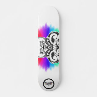 Lionenregenboog Zwarte en witte lijnenart Persoonlijk Skateboard