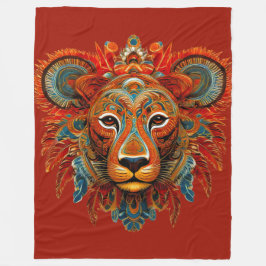 Lioness 01 fleece deken