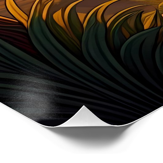 Lioness among a wilderness setting perfect poster (Hoek)