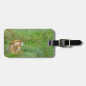 Lioness & Baby Bagagelabel (Voorkant horizontaal)