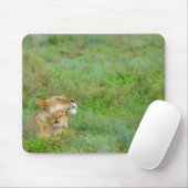 Lioness & Baby Mousepad Muismat (Met muis)