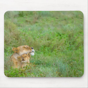 Lioness & Baby Mousepad Muismat