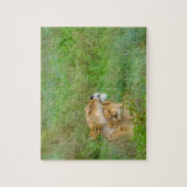 Lioness & Baby Puzzle Legpuzzel (Verticaal)