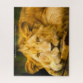 Lioness Big Cats. Jigzaag Puzzle Legpuzzel (Verticaal)