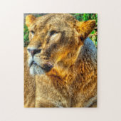 Lioness Big Cats. Legpuzzel (Verticaal)