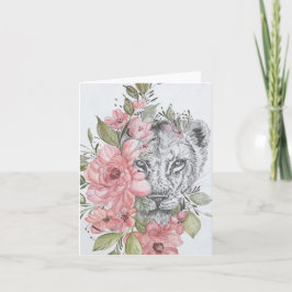Lioness Blank Note Kaart