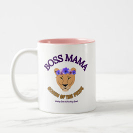 Lioness Boss MaMa Tweekleurige Koffiemok