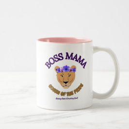 Lioness Boss MaMa Tweekleurige Koffiemok