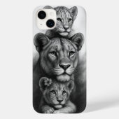 Lioness & Cubs Case-Mate iPhone Case (Achterkant)