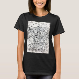 Lioness en Cub Love T-shirt