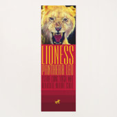 Lioness [Extra Long Yoga Mat] Yogamat (Achterkant)
