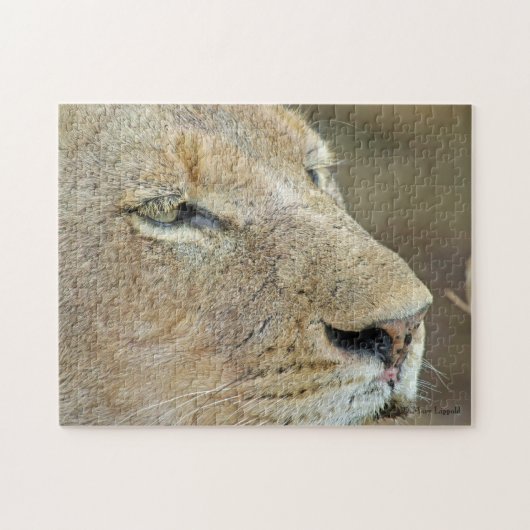 Lioness Face Legpuzzel (Horizontaal)