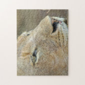Lioness Face Legpuzzel (Verticaal)