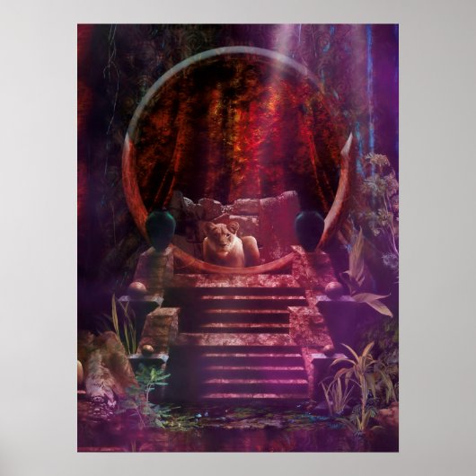 Lioness Guardian Poster (Voorkant)