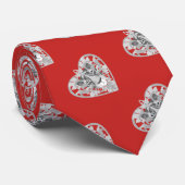 Lioness Locket (rode stropdas) Stropdas (Opgerold)