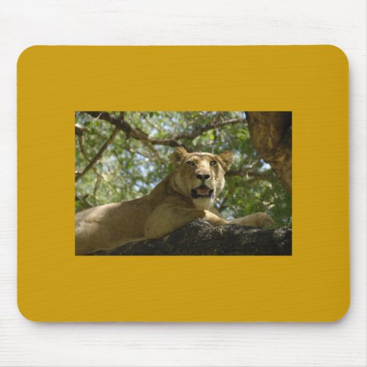 Lioness Mousepad Muismat (Voorkant)