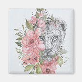 Lioness Original Art Magnet (Voorkant)