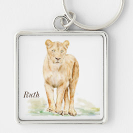 Lioness Personalized Sleutelhanger