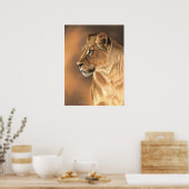 Lioness Poster (Keuken)