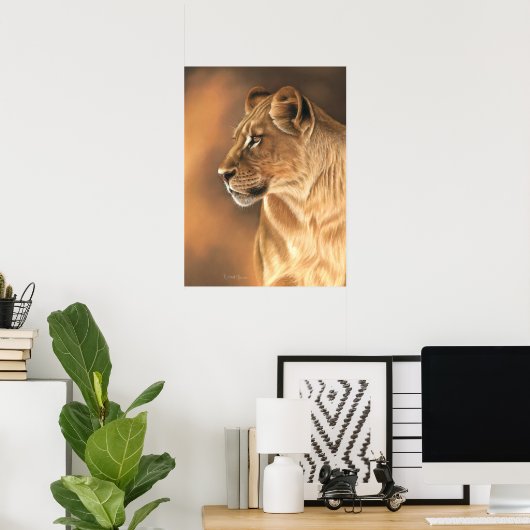 Lioness Poster (Thuiskantoor)