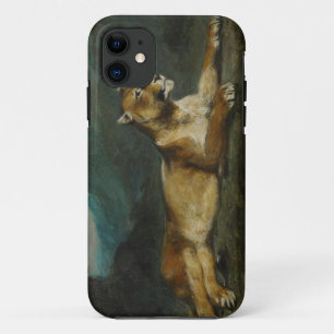 Lioness reclining, c.1855 (olie op paneel) iPhone 11 hoesje