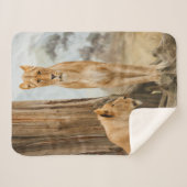 Lioness Rules Sherpa Deken (Voorkant (horizontaal))