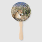 Lioness ruststing handwaaier (Achterkant)